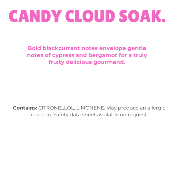 Candy Cloud Soak Wax Melt Snap Bar