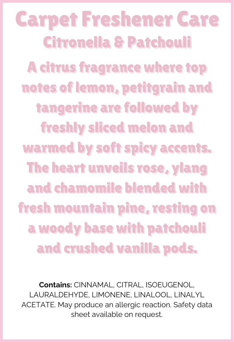 Handmade Carpet Fresheners 250g