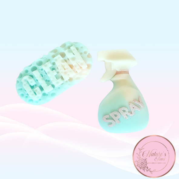 Sponge & Cleaning Bottle Duo