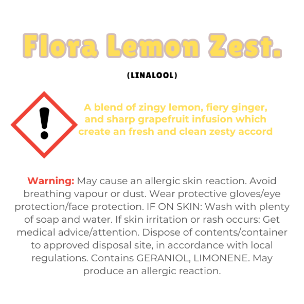 Knitted Heart Clamshell with scent description (A blend of zingy lemon, fiery ginger, and sharp grapefruit infusion which create an fresh and clean zesty accord), and ingredients - Nature's Scent ®