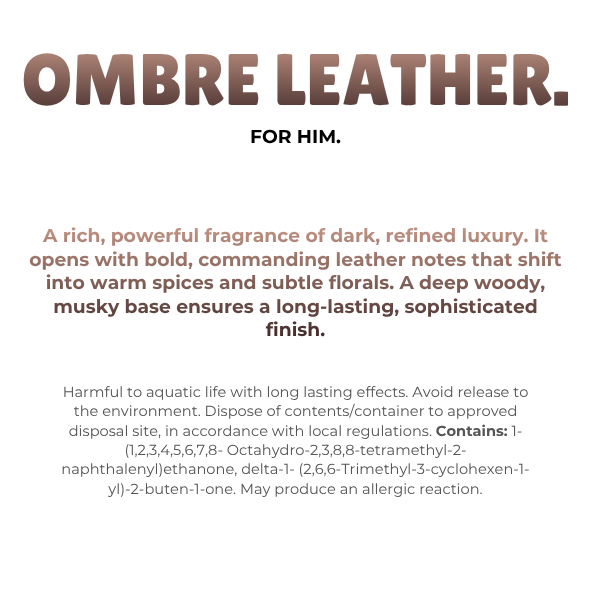 Ombrè Leather Wax Melt Snap Bar