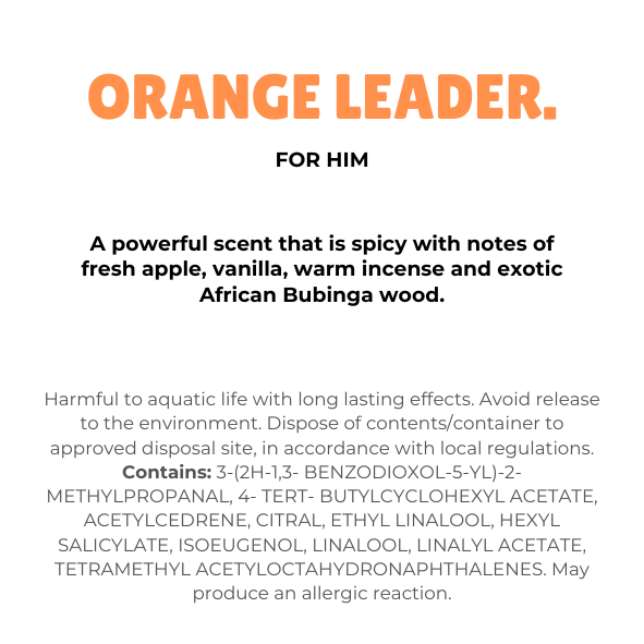 Orange Leader Wax Melt Snap Bar