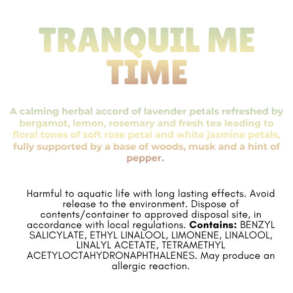 Tranquil Me Time Wax Melt Snap Bar