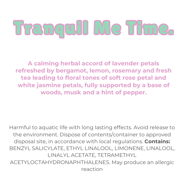 Tranquil Me Time Wax Melt Snap Bar