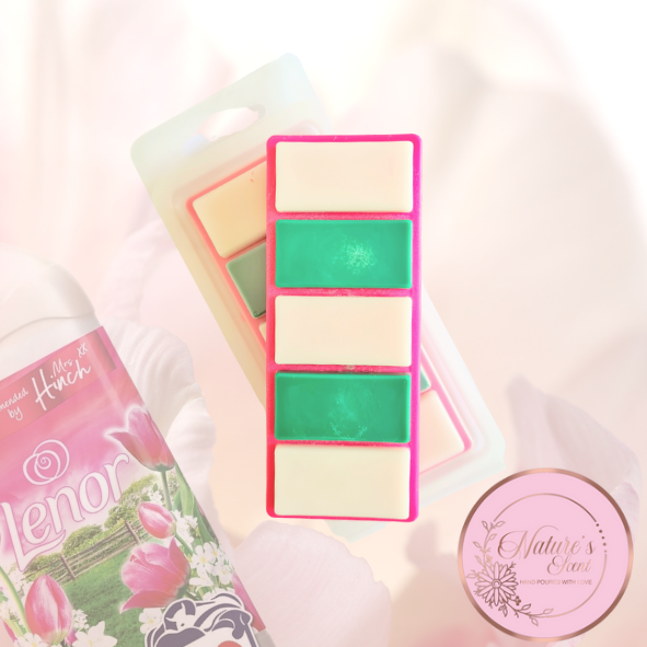 Lenny Pink Tulip & White Jasmine Wax Melt Snap Bar - [product type] - Nature's Scent®