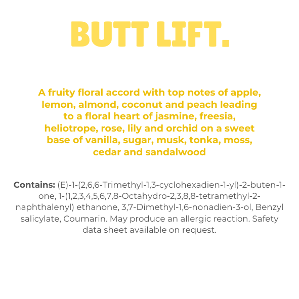 Butt Lift Wax Melt Snap Bar