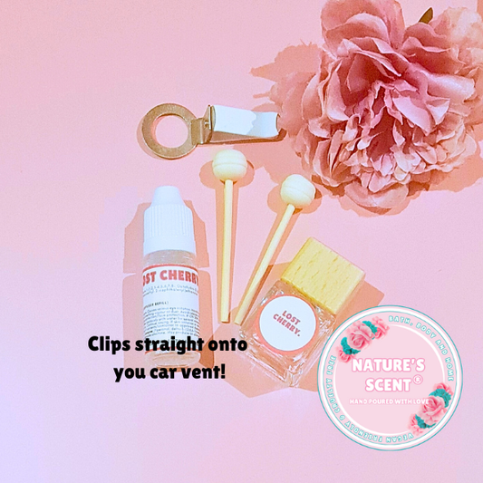 Nature’s Scent ® Car Diffusers – Long-Lasting Air Vent Clip with Refill