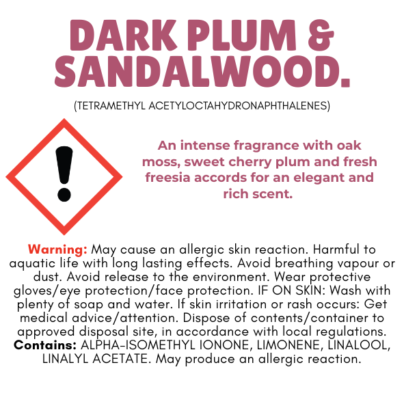 Dark Plum & Sandalwood Wax Melt Snap Bar