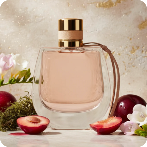 Dark Plum & Sandalwood Roller Perfume Oil |Alcohol Free, Long Lasting| Nature's Scent ®