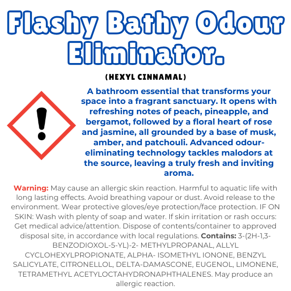 Flashy Bathroom Odour Eliminator Wax Melt Snap Bar