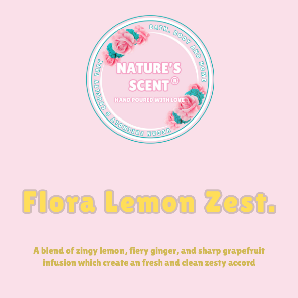 Flora Lemon Zest Wax Melt Snap Bar