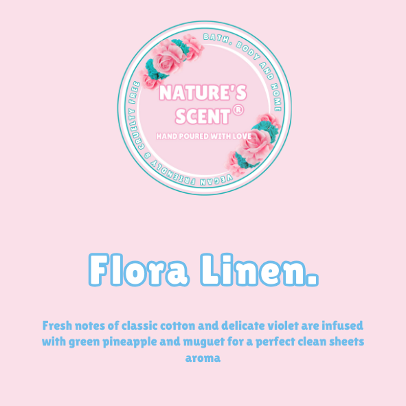 Flora Linen Wax Melt Snap Bar