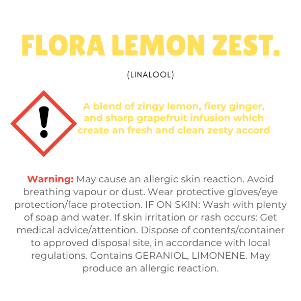 Flora Lemon Zest Wax Melt Snap Bar