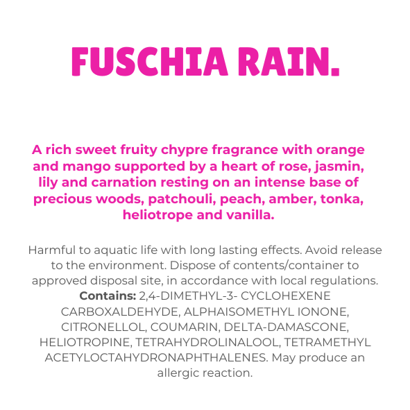 Fuschia Rain Wax Melt Snap Bar