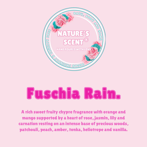 Fuschia Rain Wax Melt Snap Bar