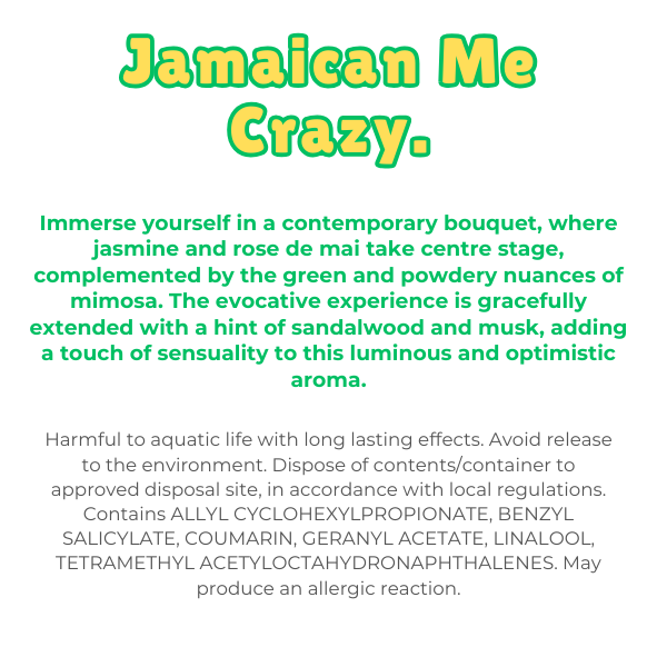 Jamaican Me Crazy Wax Melt Snap Bar