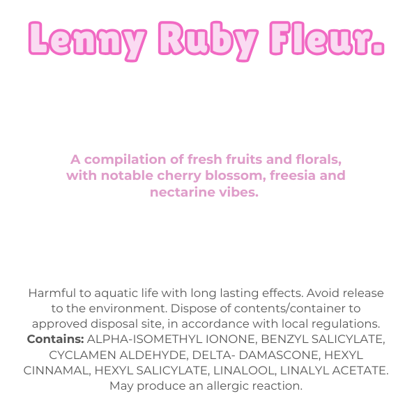 Lenny Ruby Fleur Wax Melt Snap Bar