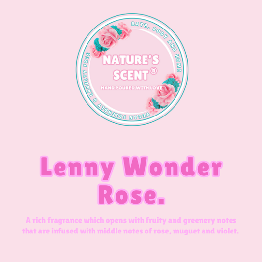 Lenny Wonder Rose Wax Melt Snap Bar