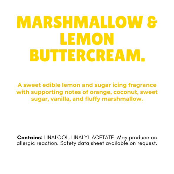 Marshmallow & Lemon Buttercream Wax Melt Snap Bar