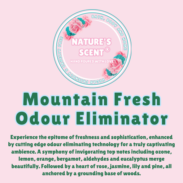 Mountain Fresh Odour Eliminator Wax Melt Snap Bar