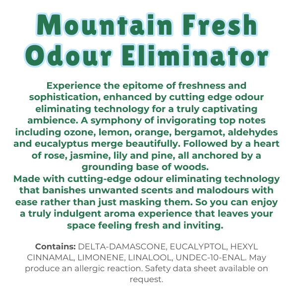 Mountain Fresh Odour Eliminator Wax Melt Snap Bar