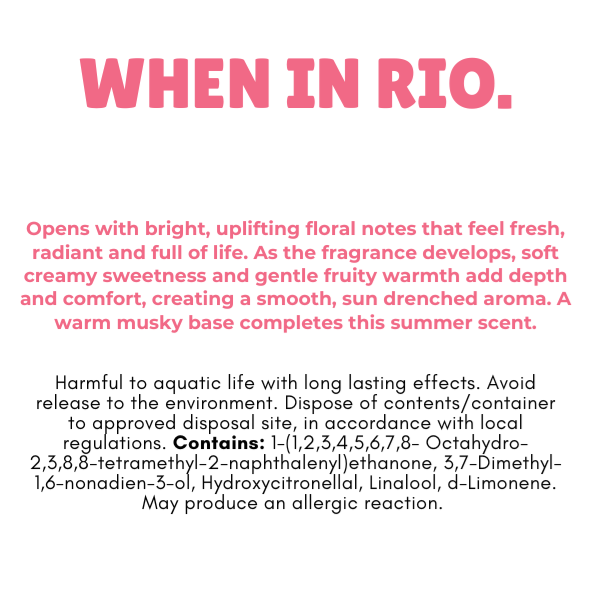 When in Rio Wax Melt Snap Bar