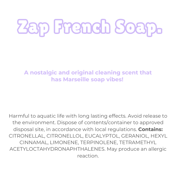 Zap French Soap Wax Melt Snap Bar