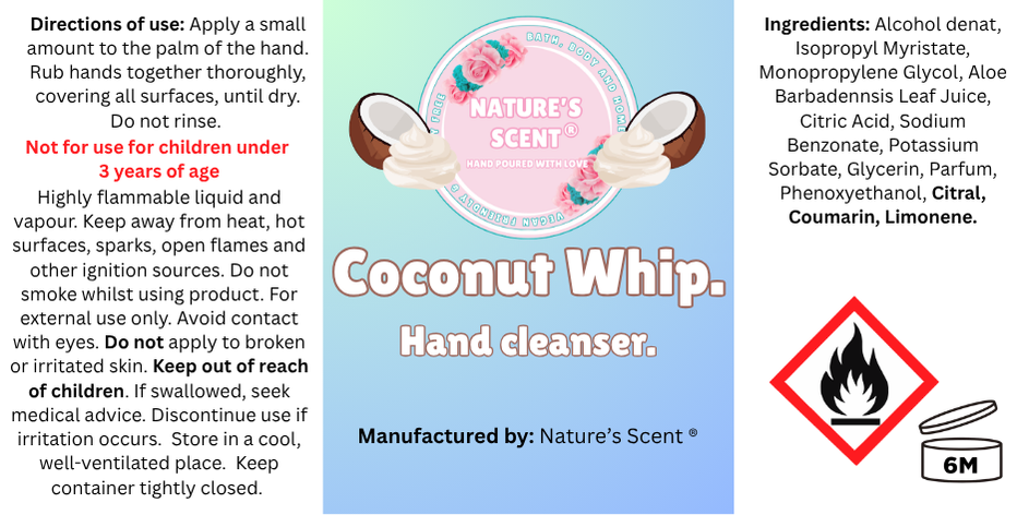 Handmade 30ml Hand Cleanser Mists | Hydrating & Fast-Drying - [product type] - Nature's Scent®