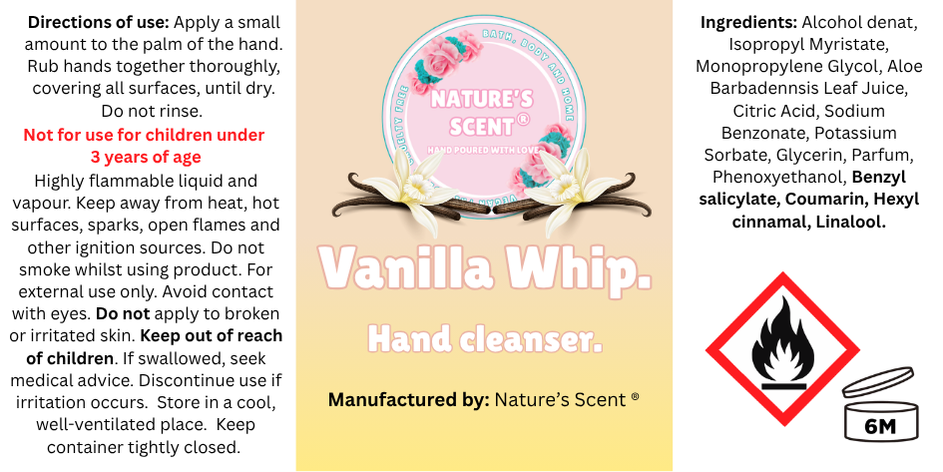 Handmade 30ml Hand Cleanser Mists | Hydrating & Fast-Drying - [product type] - Nature's Scent®