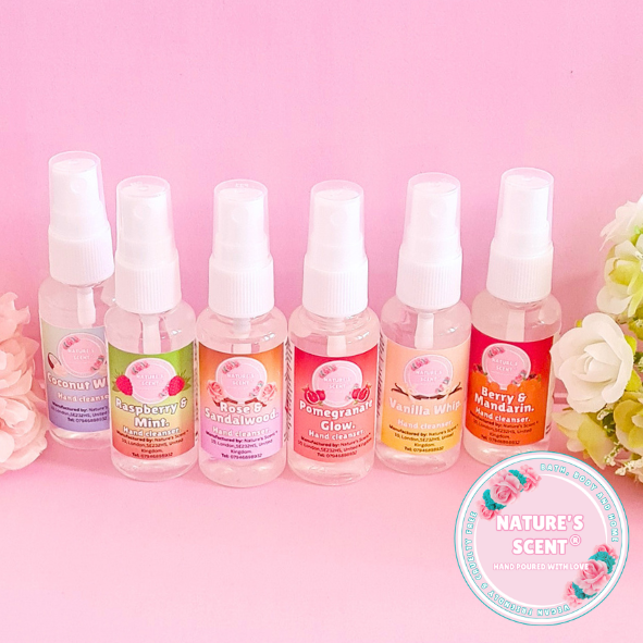 Handmade 30ml Hand Cleanser Mists | Hydrating & Fast-Drying - [product type] - Nature's Scent®