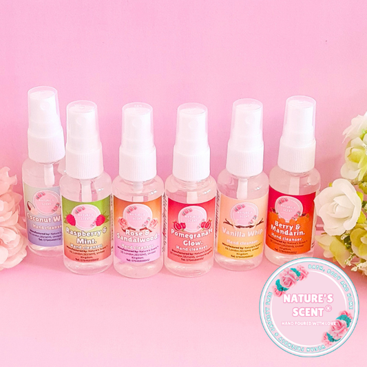 Handmade 30ml Hand Cleanser Mists | Hydrating & Fast-Drying - [product type] - Nature's Scent®