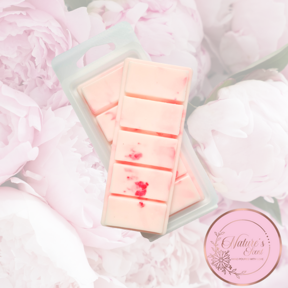 Peony & Blush Suede Wax Melt Snap Bar - [product type] - Nature's Scent®