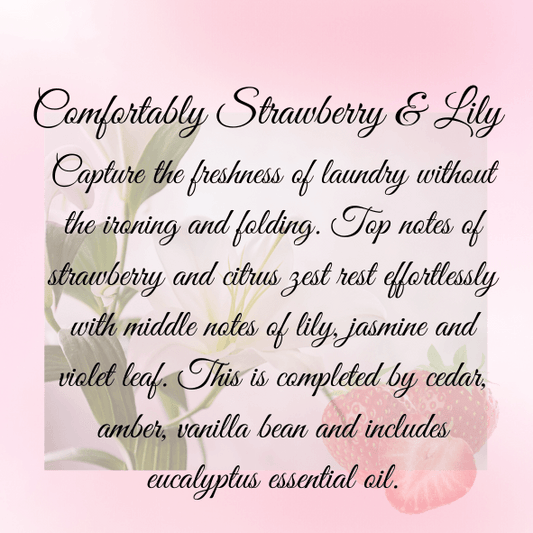 Comfortably Strawberry & Lily Wax Melt Snap Bar - Nature's Scent ®